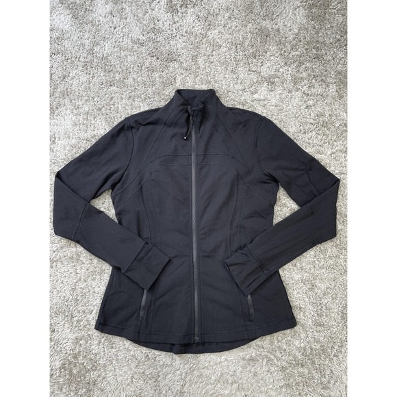 Lululemon Define Jacket Black Women's Size 12 W4H98S Second Release Full Zip - Picture 1 of 9